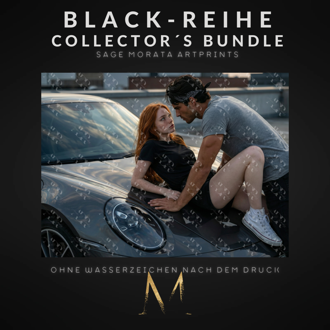 BLACK-REIHE Collector´s Bundle: 5 Sage Morata Artprints (DIN A6, versandkostenfrei)