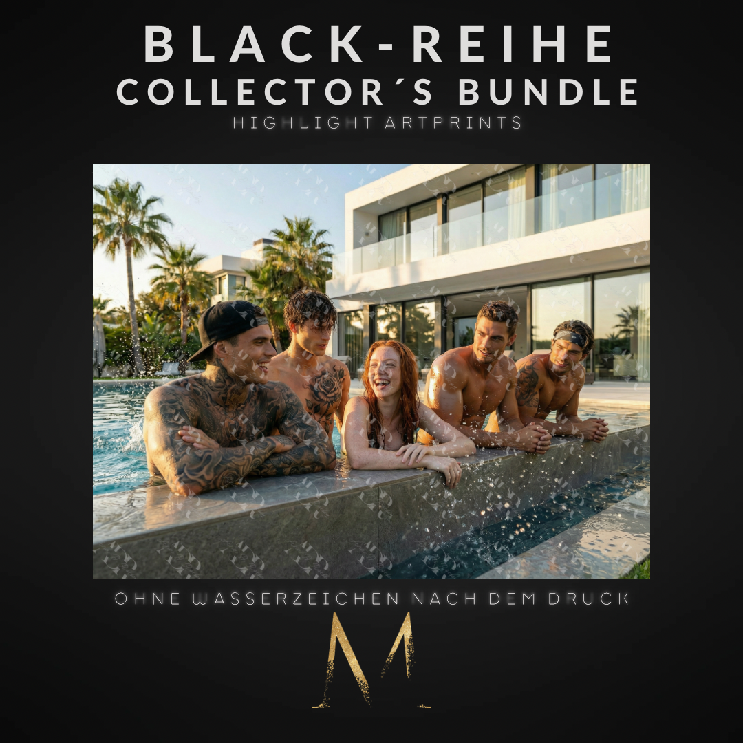 BLACK-REIHE Collector´s Bundle: 8 + 1 Surprise Highlight Artprints (DIN A5, versandkostenfrei)