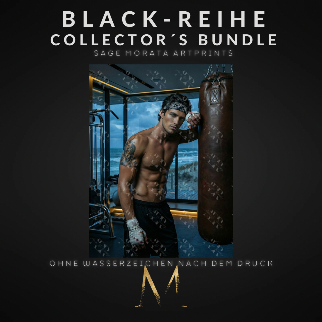 BLACK-REIHE Collector´s Bundle: 5 Sage Morata Artprints (DIN A6, versandkostenfrei)