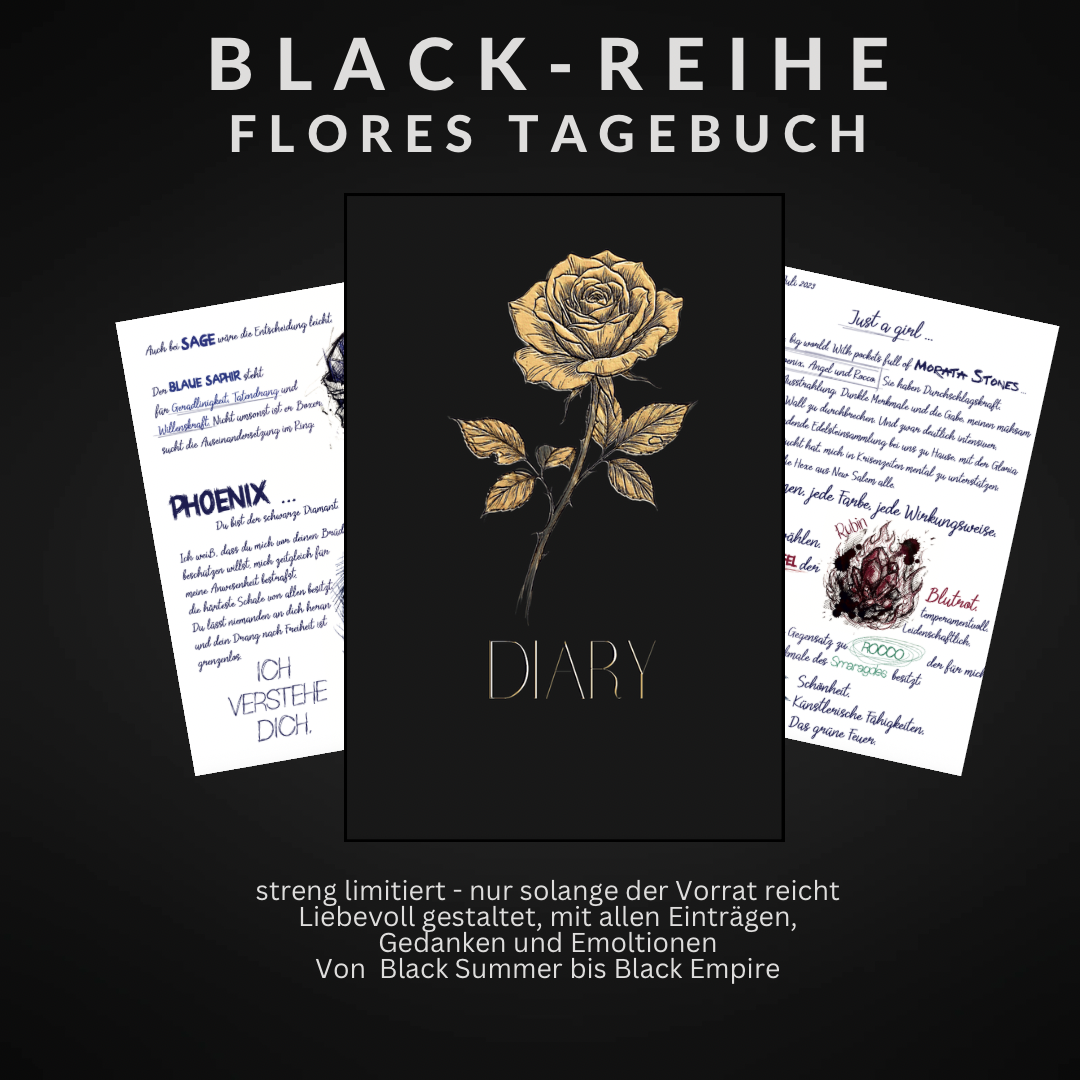 Vorbestellung: BLACK REIHE: Flores’ Tagebuch (streng limitiert)