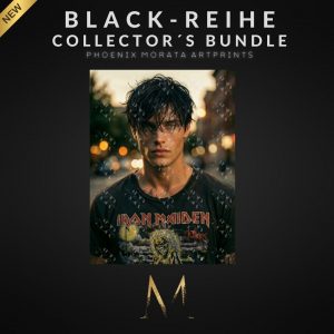BLACK-REIHE Collector´s Bundle: 6 Phoenix Morata Artprints (DIN A6, versandkostenfrei)