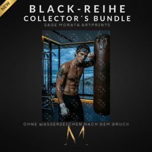 BLACK-REIHE Collector´s Bundle: 5 Sage Morata Artprints (DIN A6, versandkostenfrei)