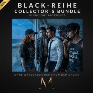 BLACK-REIHE Collector´s Bundle: 8 + 1 Surprise Highlight Artprints (DIN A5, versandkostenfrei)